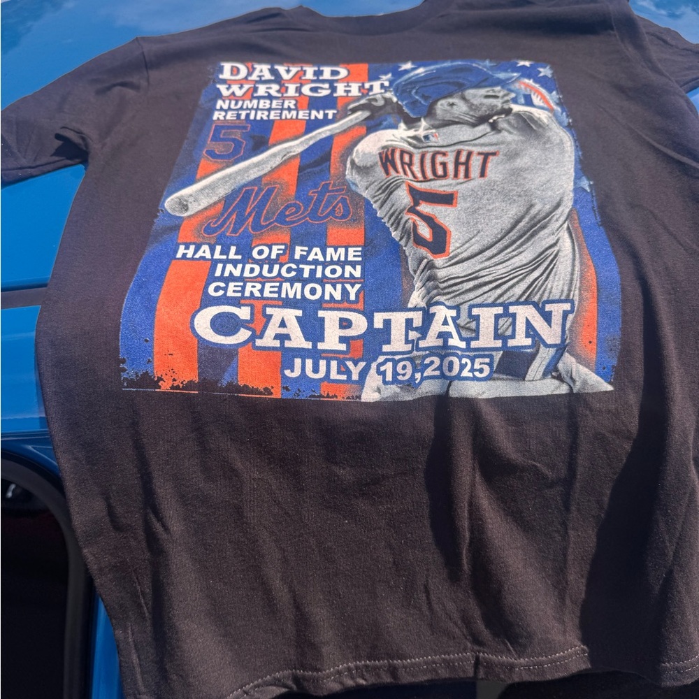 David wright number retirement t shirt